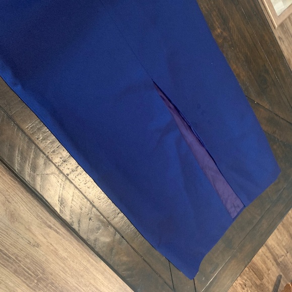 Vintage Navy Dress with Beautiful Beading - Picture 3 of 4